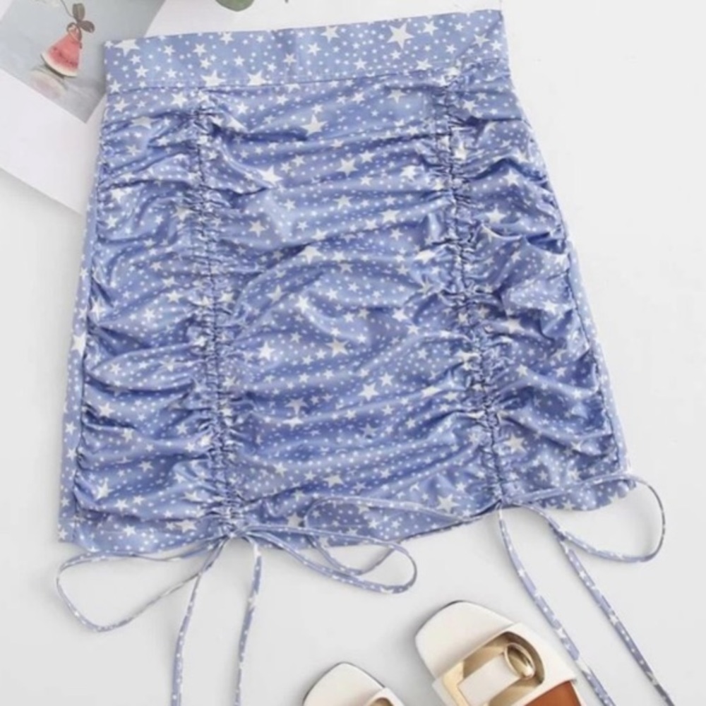 🌟 Star Ruched Skirt
